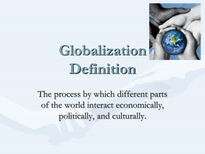 Globalization definition ap world history