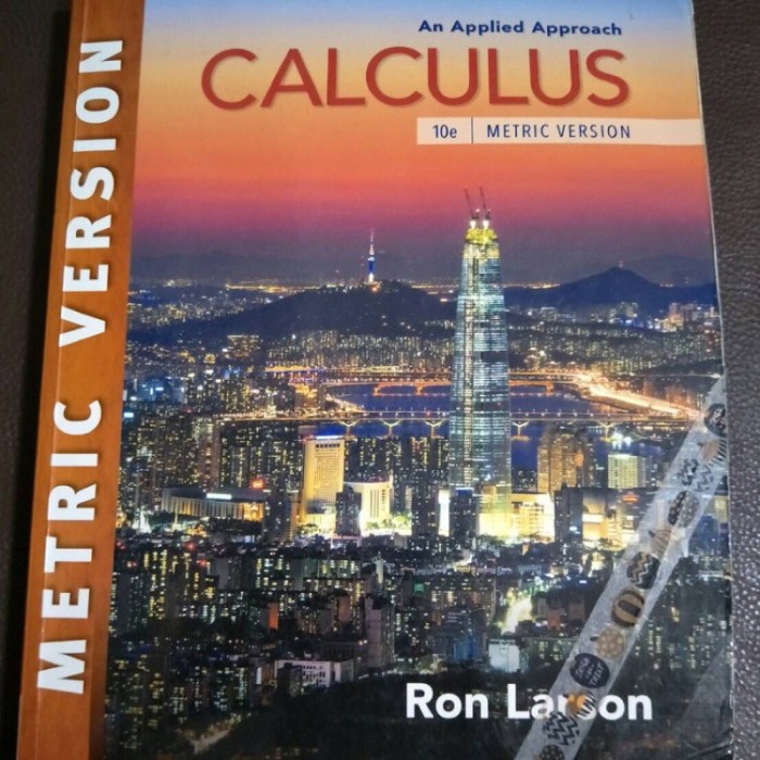 Larson calculus an applied approach