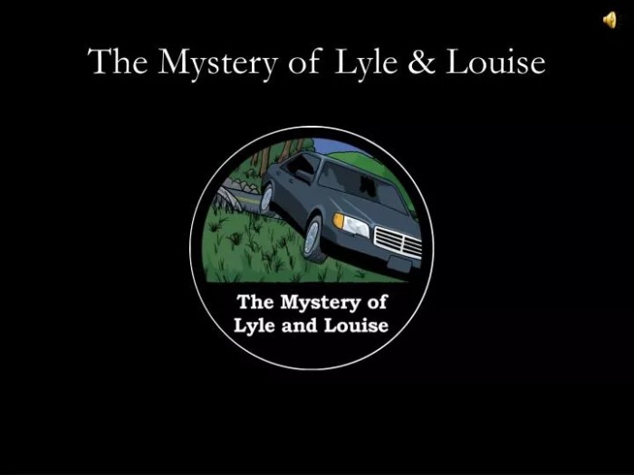 The mystery of lyle and louise answer key