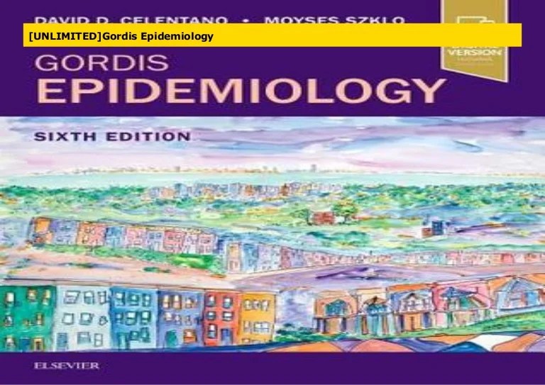 Leon gordis epidemiology 6th edition pdf free download