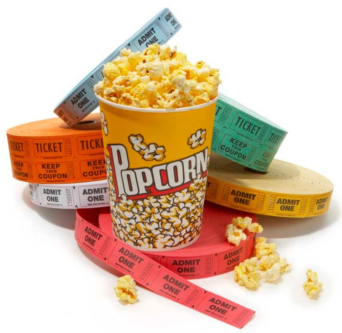 Popcorn tickets movie preview